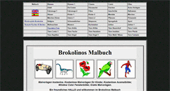 Desktop Screenshot of brokolinos-malbuch.de
